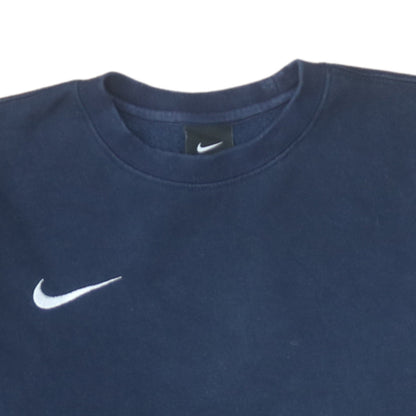 Mens UK Size M Nike Blue Pullover Sweatshirt