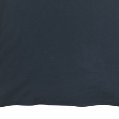 Adidas Women's Black 3-Stripes T-Shirt Dress Size 14 Cotton