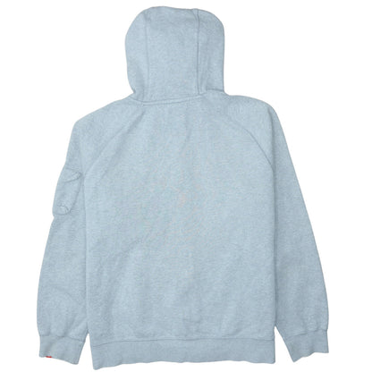 Mens UK Size XL Nike Grey Full Zip Hoodie