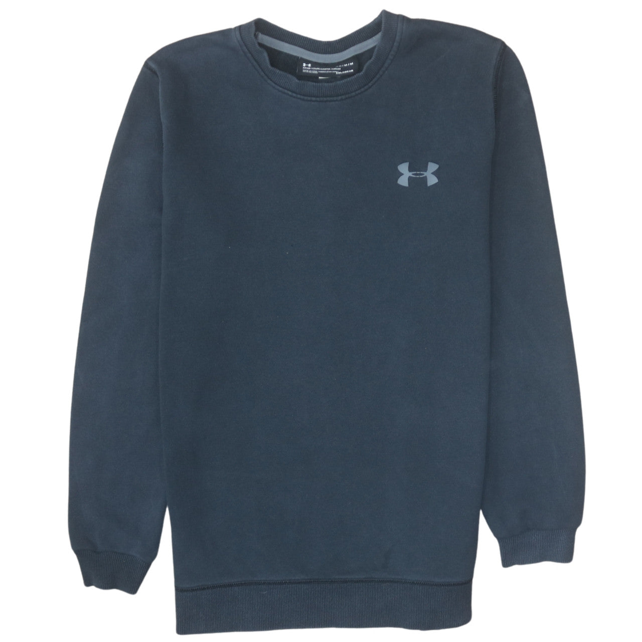 Mens UK Size M Under Armour Blue Pullover Sweatshirt