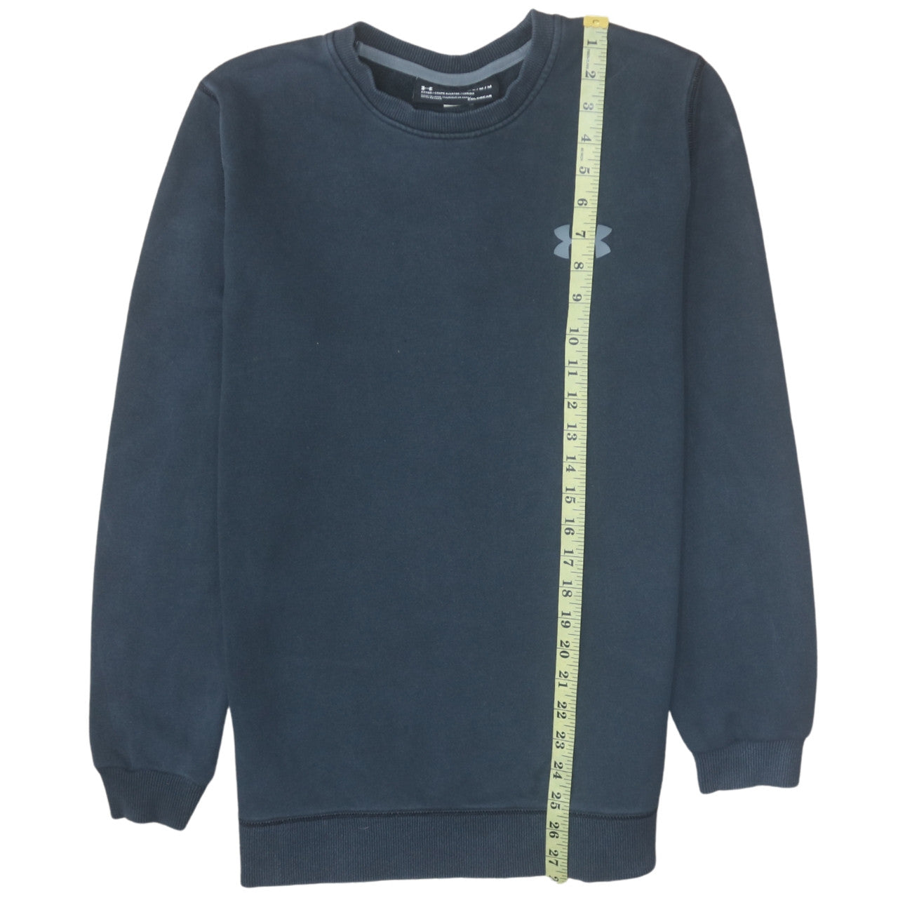 Mens UK Size M Under Armour Blue Pullover Sweatshirt