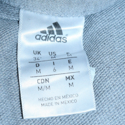 Mens UK Size M Adidas Grey Pullover Hoodie