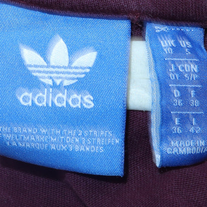 Adidas Women’s Brown Colourblock Cotton T-Shirt Size 10