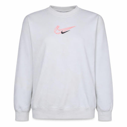 Womens UK Size M Nike White Pullover Sweatshirt