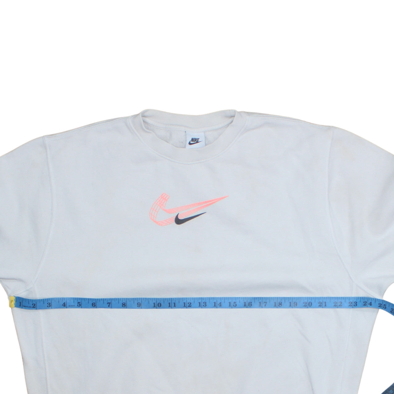 Womens UK Size M Nike White Pullover Sweatshirt