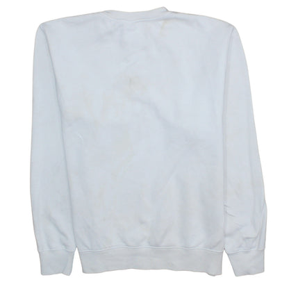 Womens UK Size M Nike White Pullover Sweatshirt