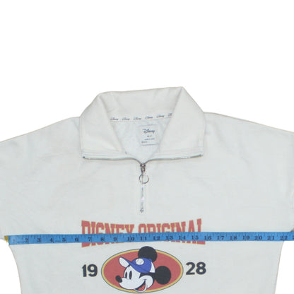 Womens UK Size XS Disney White Pullover Sweatshirt