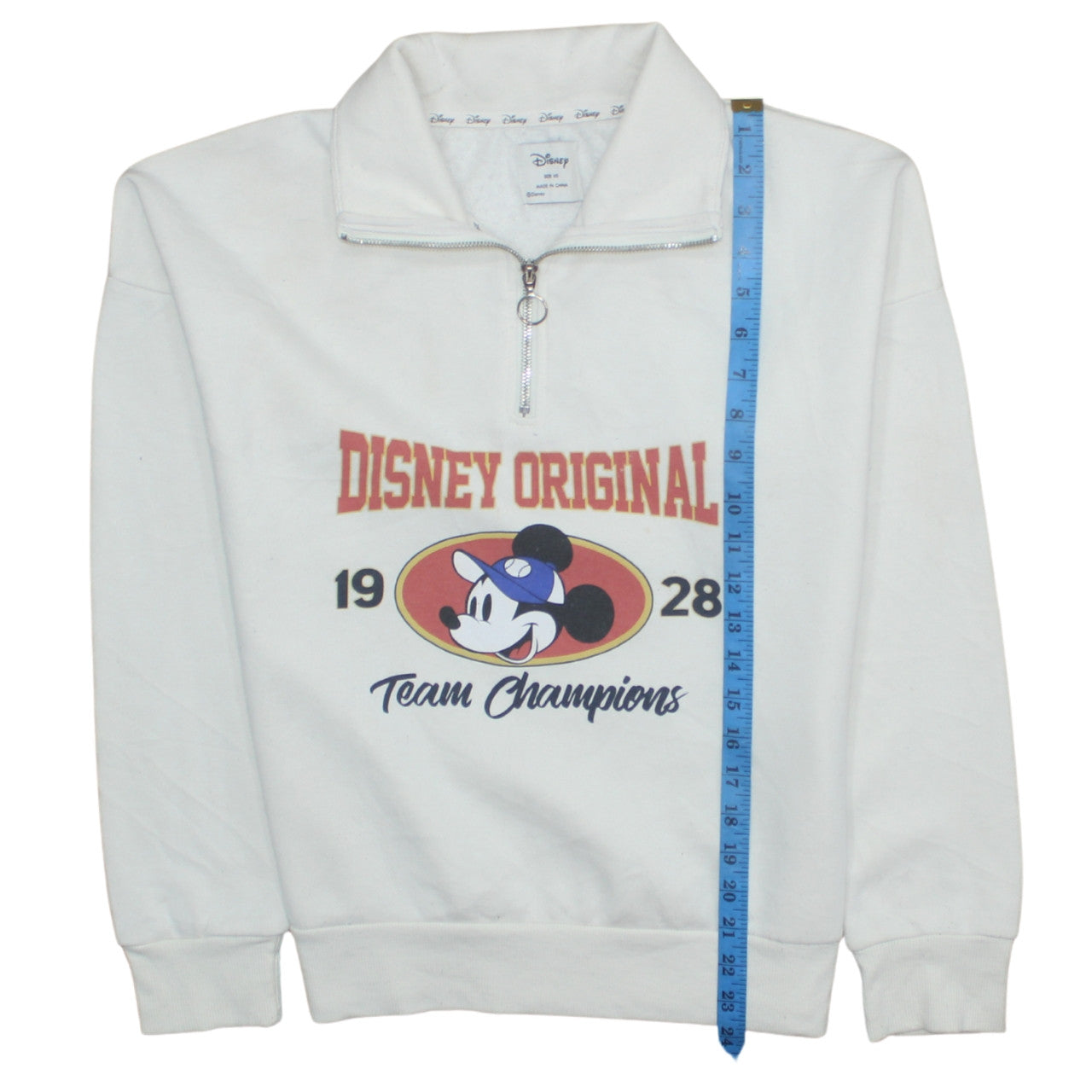 Womens UK Size XS Disney White Pullover Sweatshirt