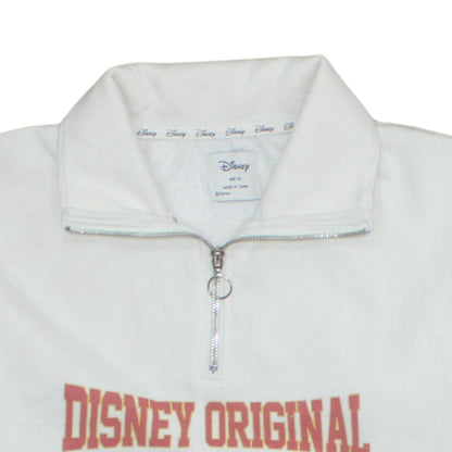 Womens UK Size XS Disney White Pullover Sweatshirt