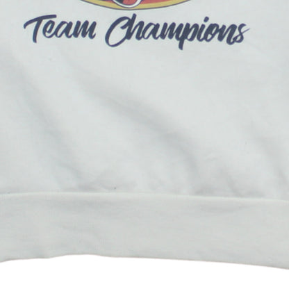 Womens UK Size XS Disney White Pullover Sweatshirt