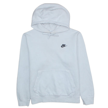 Mens UK Size M Nike White Pullover Hoodie