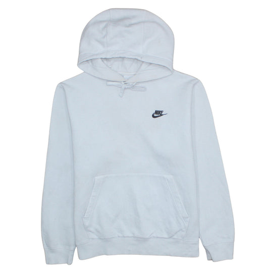 Mens UK Size M Nike White Pullover Hoodie