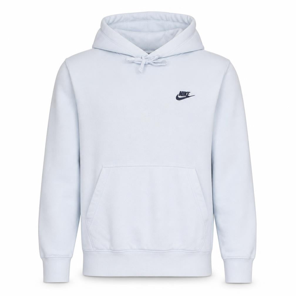 Mens UK Size M Nike White Pullover Hoodie