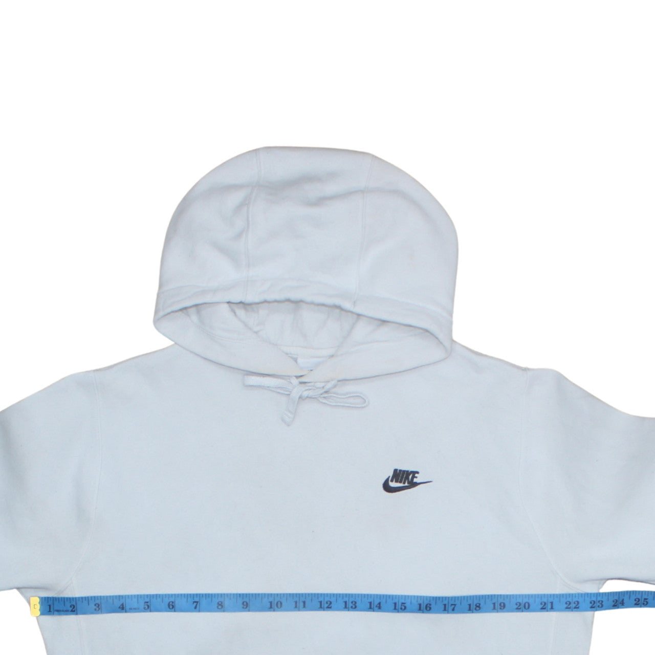 Mens UK Size M Nike White Pullover Hoodie