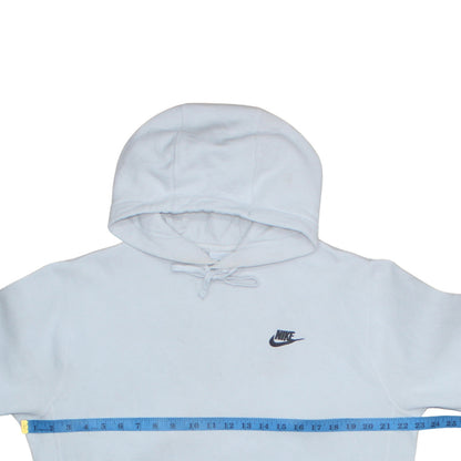Mens UK Size M Nike White Pullover Hoodie