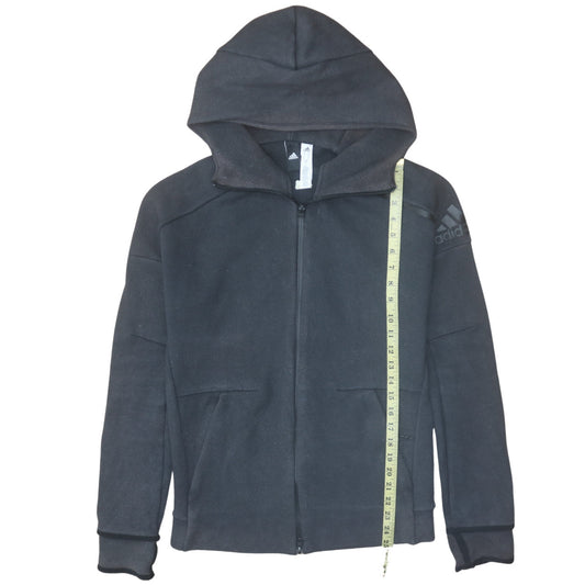 Mens UK Size S Adidas Black Full Zip Hoodie