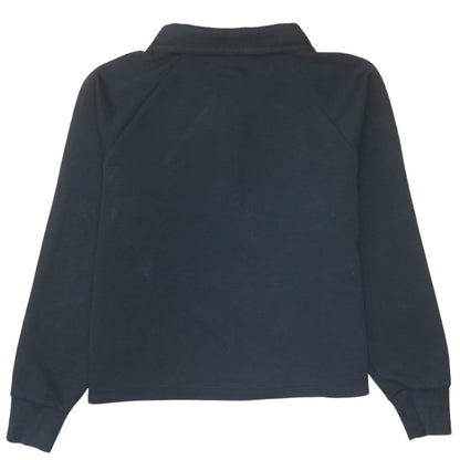 Mens UK Size M Nike Black Henley Sweatshirt