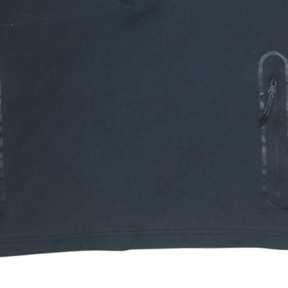Mens UK Size M Nike Black Henley Sweatshirt