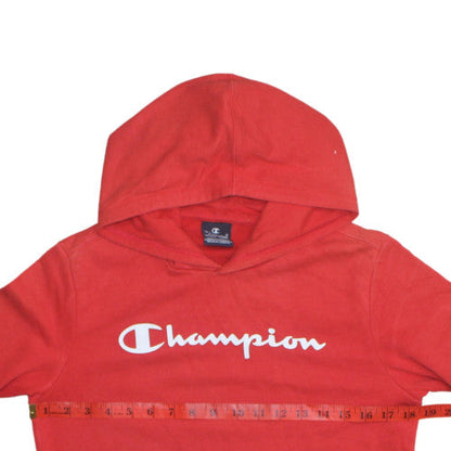 Girls UK Size 13-14 Years Champion Red Pullover Hoodie