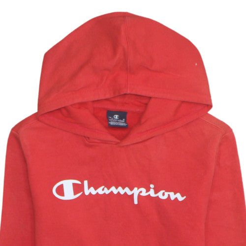 Girls UK Size 13-14 Years Champion Red Pullover Hoodie