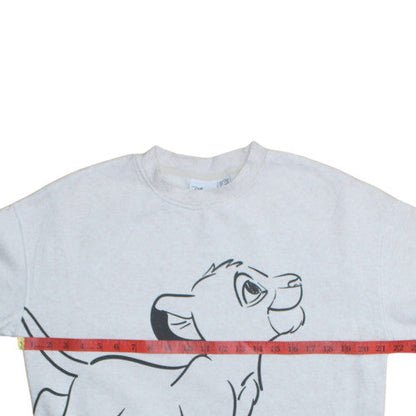 Womens UK Size S Disney Grey Pullover Sweatshirt