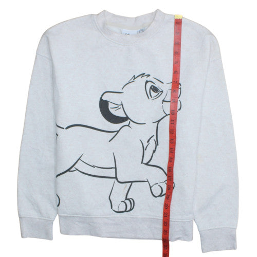 Womens UK Size S Disney Grey Pullover Sweatshirt