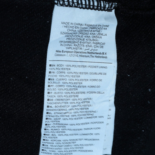 Mens UK Size L Nike Black Pullover Hoodie