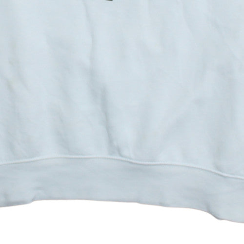 Mens UK Size L Nike White Pullover Sweatshirt