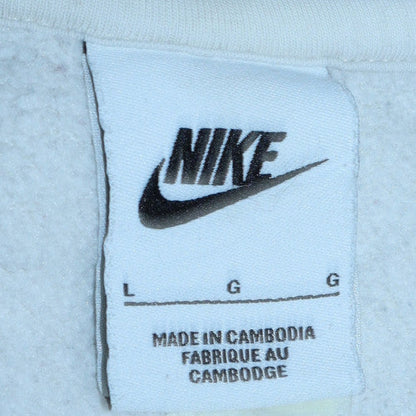 Womens UK Size L Nike White Pullover Sweatshirt