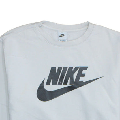 Womens UK Size L Nike White Pullover Sweatshirt