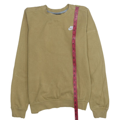 Mens UK Size S Nike Beige Pullover Sweatshirt