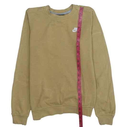 Mens UK Size S Nike Beige Pullover Sweatshirt