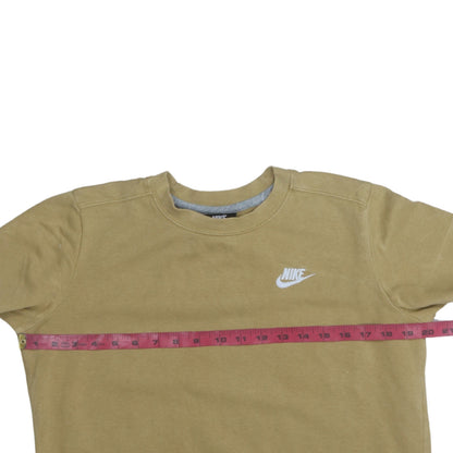 Mens UK Size S Nike Beige Pullover Sweatshirt