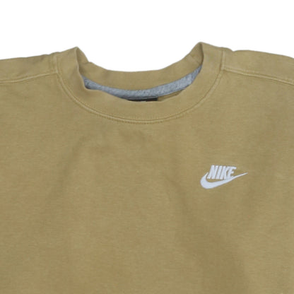 Mens UK Size S Nike Beige Pullover Sweatshirt
