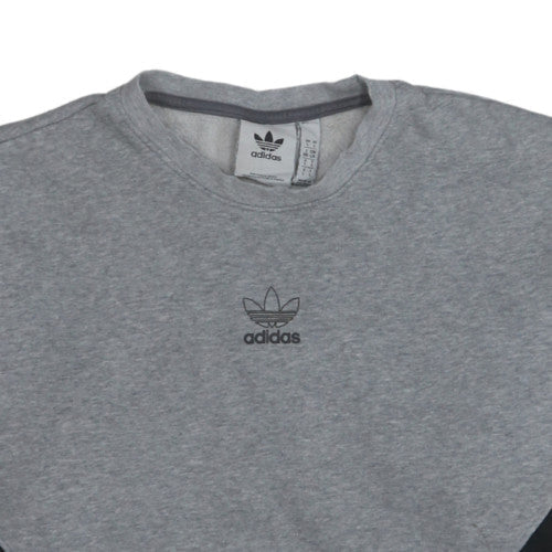Mens UK Size L Adidas Grey Pullover Sweatshirt