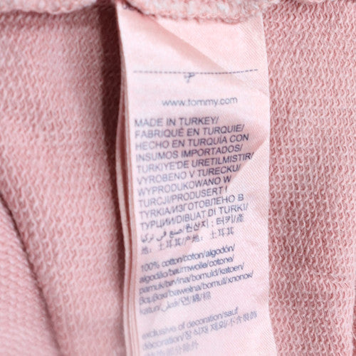 Womens UK Size S Tommy Hilfiger Pink Pullover Sweatshirt