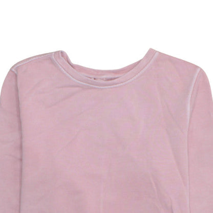 Womens UK Size S Tommy Hilfiger Pink Pullover Sweatshirt