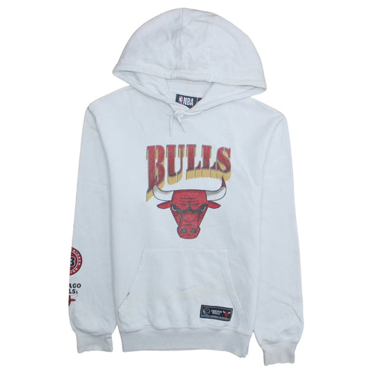 Mens UK Size S NBA White Pullover Hoodie