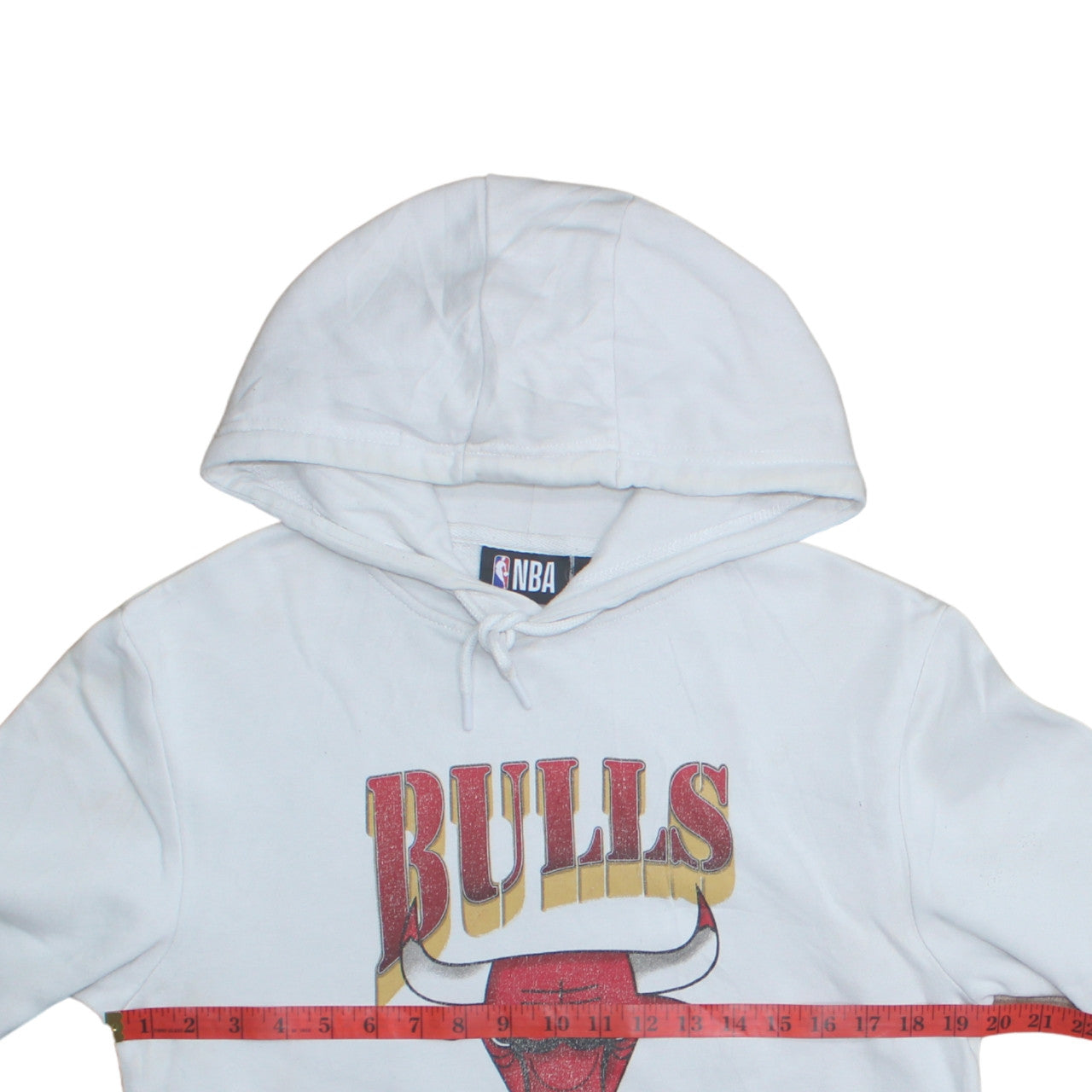 Mens UK Size S NBA White Pullover Hoodie