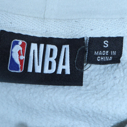 Mens UK Size S NBA White Pullover Hoodie