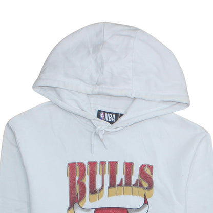 Mens UK Size S NBA White Pullover Hoodie