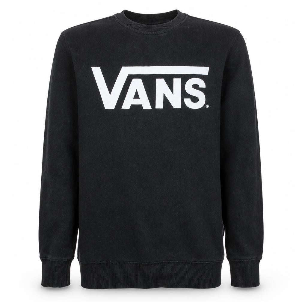 Mens UK Size M Vans Black Pullover Sweatshirt