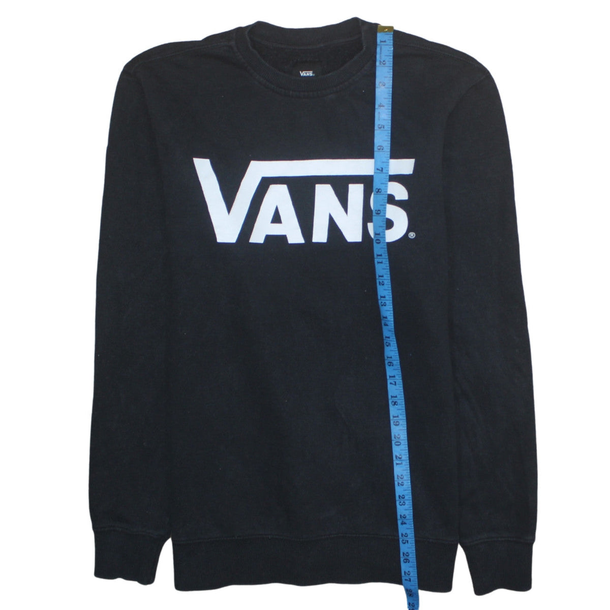 Mens UK Size M Vans Black Pullover Sweatshirt