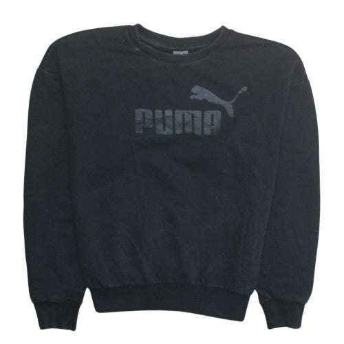 Womens UK Size M Puma Black Pullover Sweatshirt