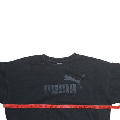 Womens UK Size M Puma Black Pullover Sweatshirt