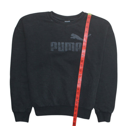 Womens UK Size M Puma Black Pullover Sweatshirt