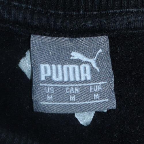Womens UK Size M Puma Black Pullover Sweatshirt