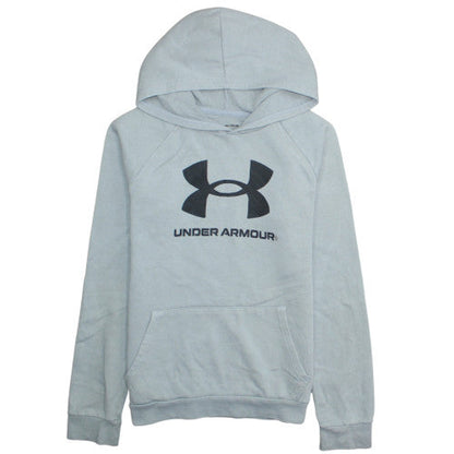 Under Armour Boys Grey ColdGear Hoodie VXL Pullover Fleece Sweatshirt