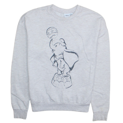 Womens UK Size S Disney Grey Pullover Sweatshirt