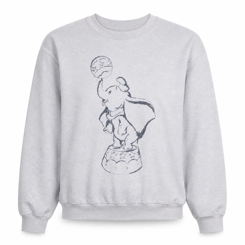 Womens UK Size S Disney Grey Pullover Sweatshirt